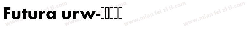 Futura urw字体转换